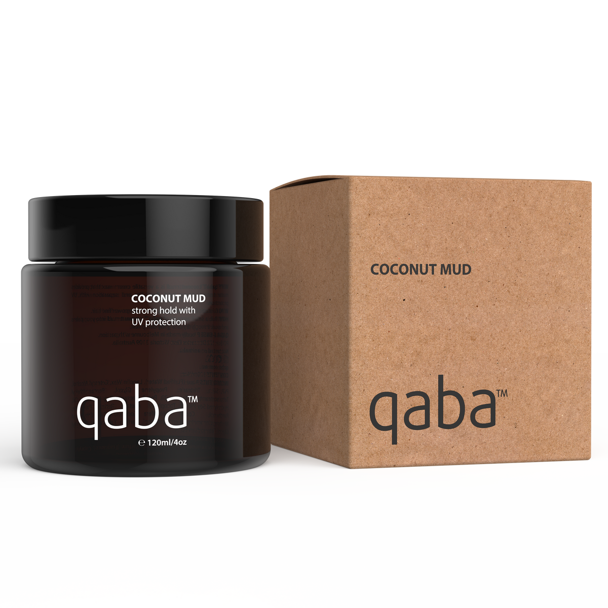 qaba Coconut Mud Cream Wax – Versatile styling product for all hair types. Provides texture, strong hold, flexibility, shine, and separation without weighing down fine hair.